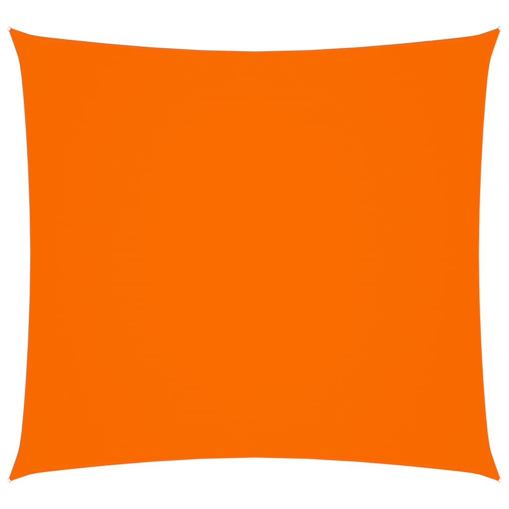 solsejl 4x4 m firkantet oxfordstof orange