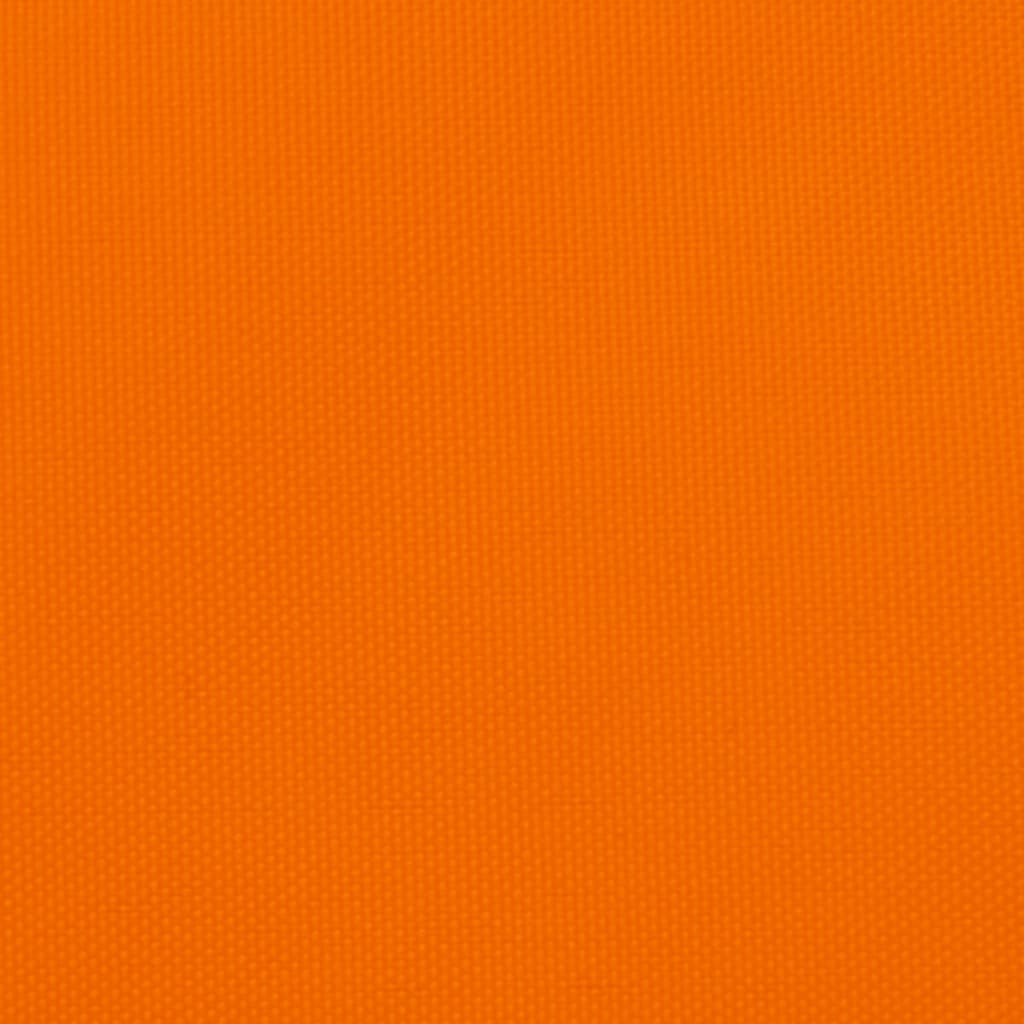 solsejl 5x5 m firkantet oxfordstof orange