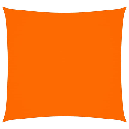 solsejl 6x6 m firkantet oxfordstof orange