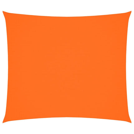 solsejl 2,5x3 m rektangulær oxfordstof orange