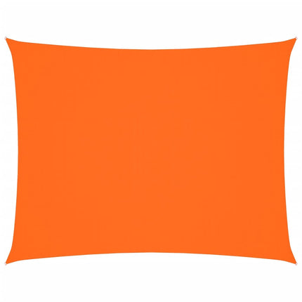 solsejl 2,5x4 m rektangulær oxfordstof orange