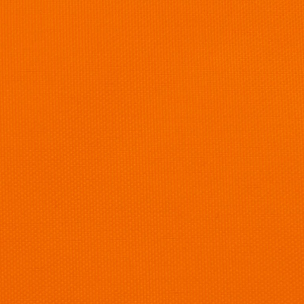 solsejl 6x8 m rektangulær oxfordstof orange