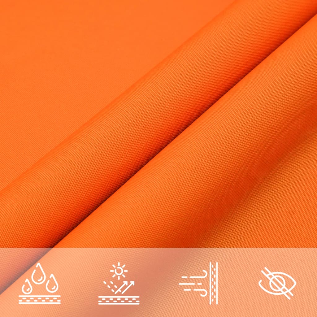 solsejl 3x4x5 m trekantet oxfordstof orange