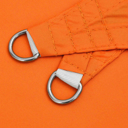 solsejl 5x5x6 m trekantet oxfordstof orange