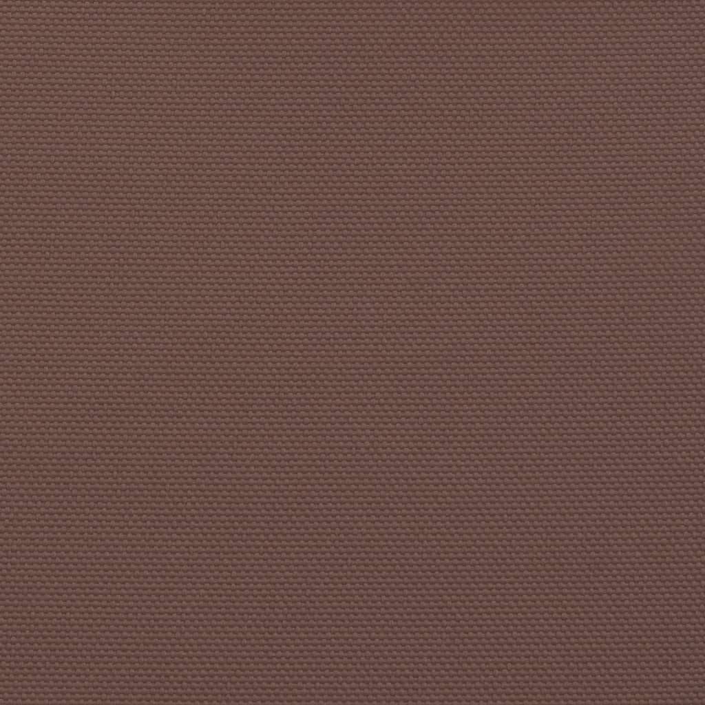 solsejl 2,5x4,5 m rektangulær oxfordstof brun