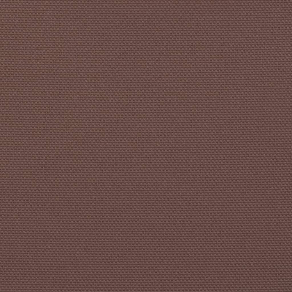 solsejl 4x7 m rektangulær oxfordstof brun