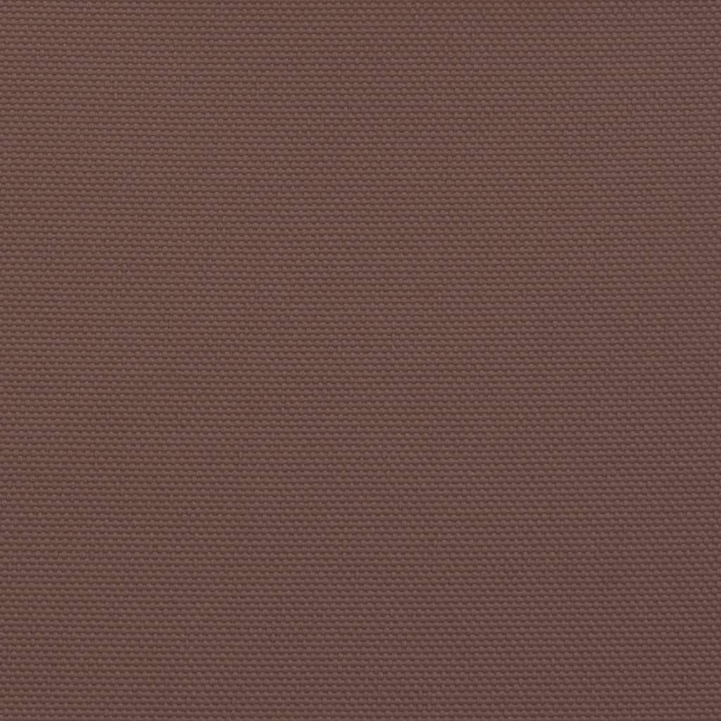 solsejl 5x8 m rektangulær oxfordstof brun