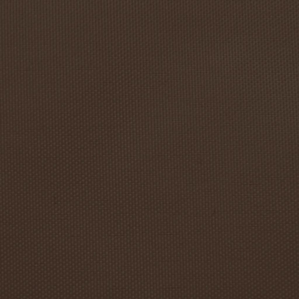 solsejl 2/4x3 m trapezformet oxfordstof brun