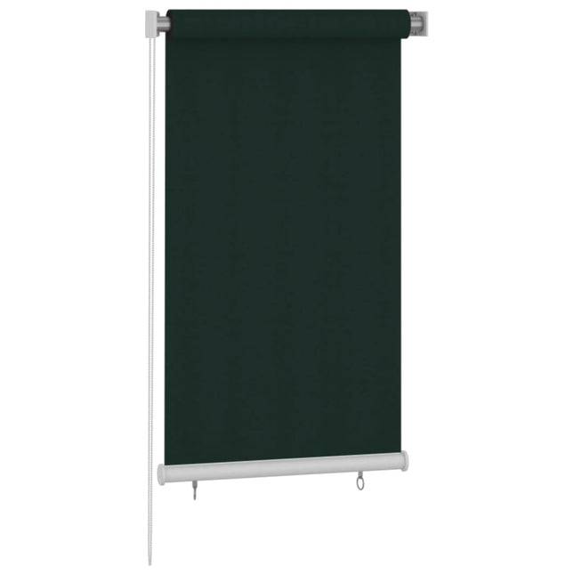 udendørs rullegardin 85 (B) x 140 (H) cm HDPE mørkegrøn
