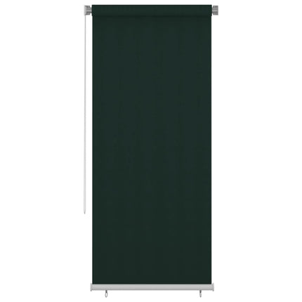 udendørs rullegardin 105 (B) x 230 (H) cm HDPE mørkegrøn