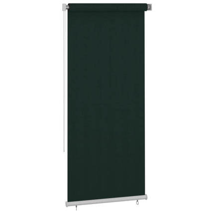 udendørs rullegardin 105 (B) x 230 (H) cm HDPE mørkegrøn