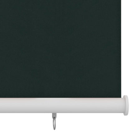 udendørs rullegardin 185 (B) x 230 (H) cm HDPE mørkegrøn