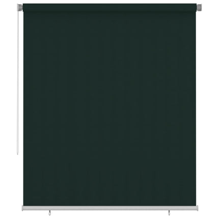 udendørs rullegardin 205 (B) x 230 (H) cm HDPE mørkegrøn