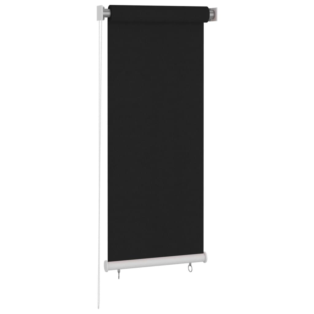 udendørs rullegardin 60x140 cm sort