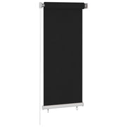 udendørs rullegardin 60x140 cm sort