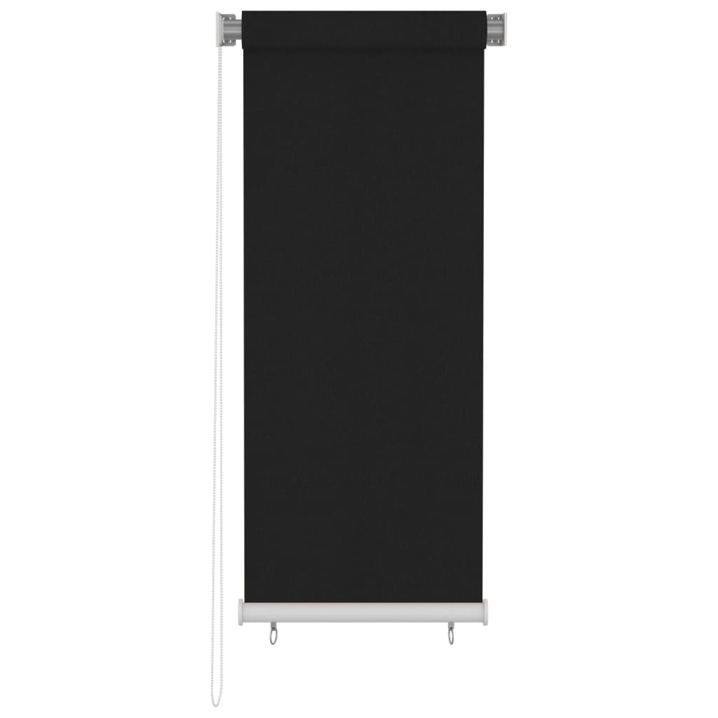 udendørs rullegardin 60x140 cm sort