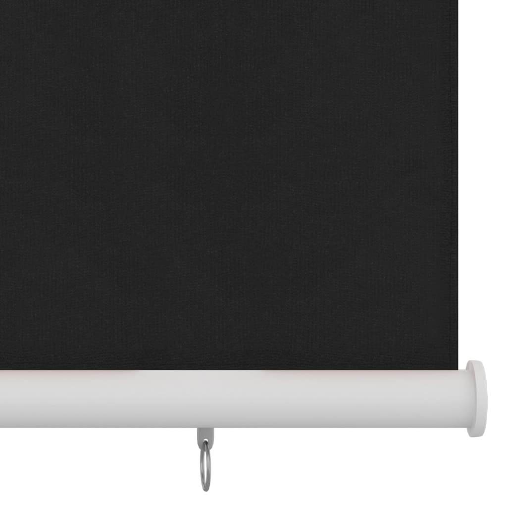 udendørs rullegardin 60x140 cm sort