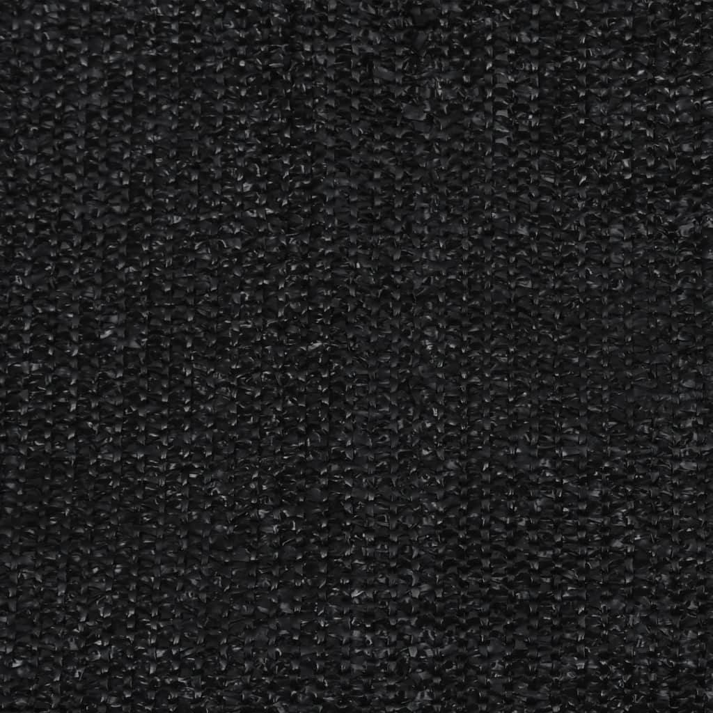 udendørs rullegardin 60x140 cm sort