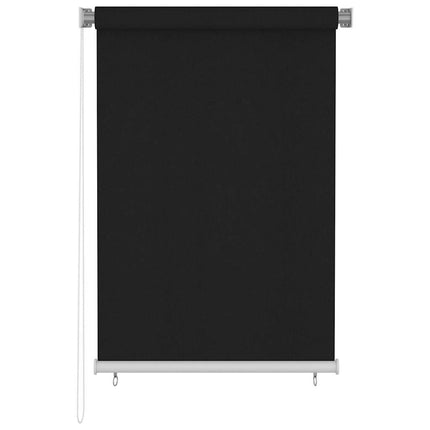 udendørs rullegardin 100 x 140 cm sort
