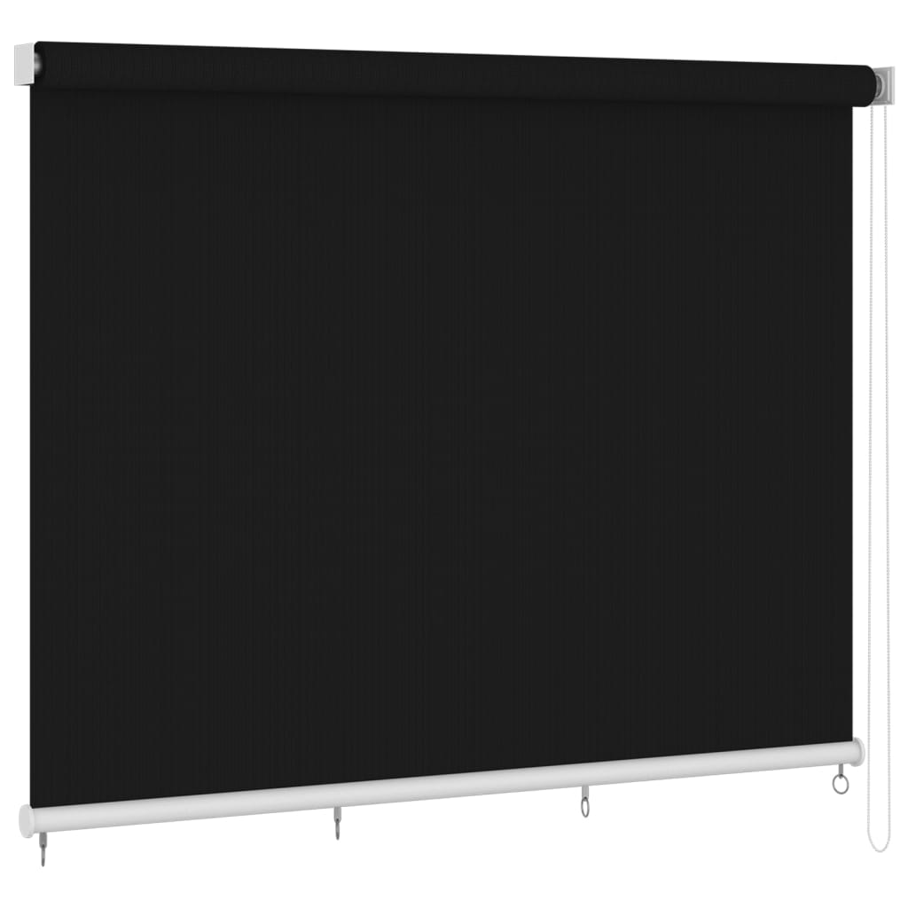 udendørs rullegardin 400x230 cm sort
