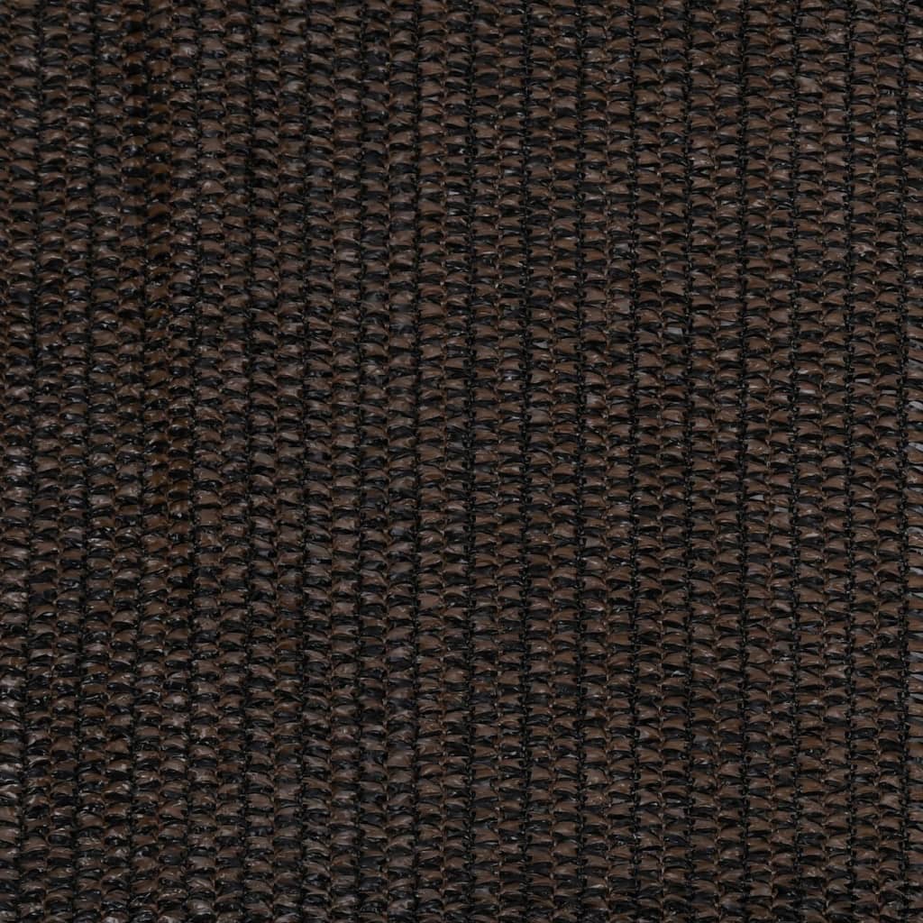 udendørs rullegardin 120 x 140 cm brun
