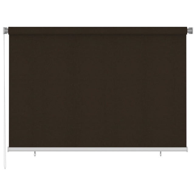 udendørs rullegardin 225 (B) x 140 (H) cm brun