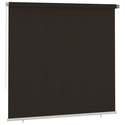 udendørs rullegardin 245 (B) x 230 (H) cm brun