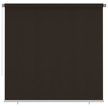 udendørs rullegardin 245 (B) x 230 (H) cm brun