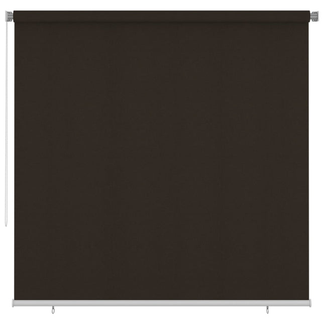 udendørs rullegardin 245 (B) x 230 (H) cm brun