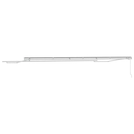 Markiseramme Hvid 600 × 350 cm Aluminium