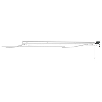 Markiseramme Hvid 400 × 300 cm Aluminium