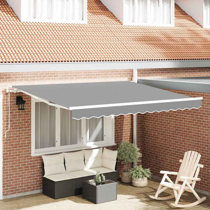 Markiseramme Hvid 300 x 250 cm Aluminium