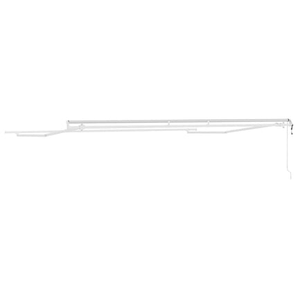 Markiseramme Hvid 450 × 300 cm Aluminium