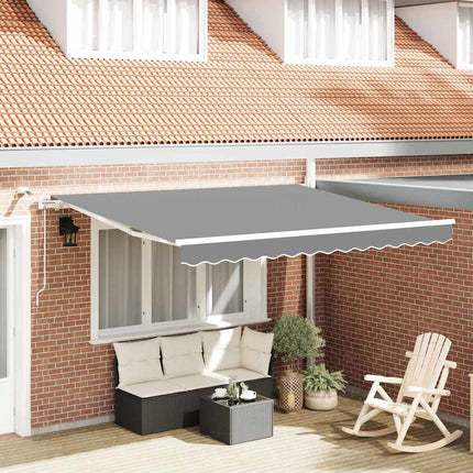 Markiseramme Hvid 3 x 2,5 m Aluminium