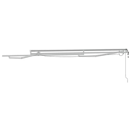 Markiseramme Hvid 3 x 2,5 m Aluminium