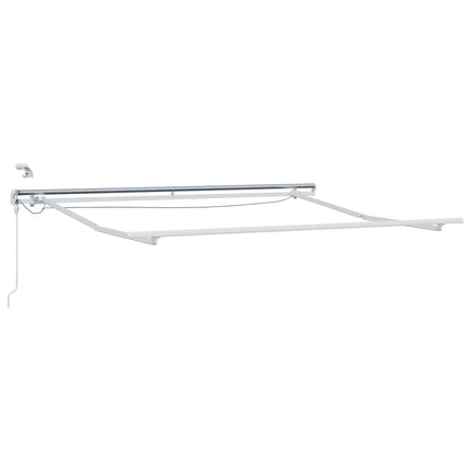 Markiseramme Hvid 350 x 250 cm Aluminium