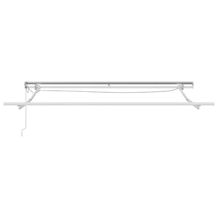 Markiseramme Hvid 350 x 250 cm Aluminium