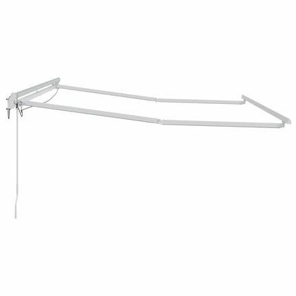 Markiseramme Hvid 350 x 250 cm Aluminium