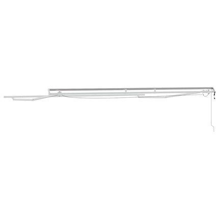 Markiseramme Hvid 400 × 300 cm Aluminium