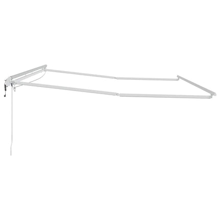 Markiseramme Hvid 400 × 300 cm Aluminium