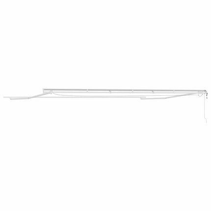 Markiseramme Hvid 600 × 300 cm Aluminium