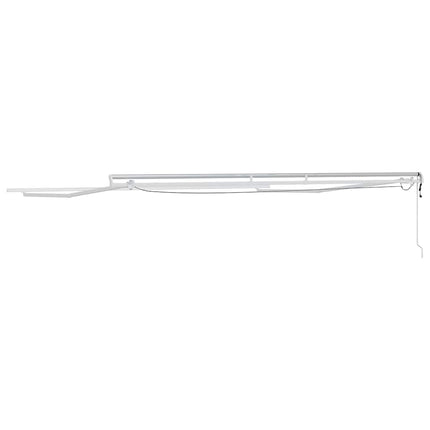 Markiseramme Hvid 450 × 350 cm Aluminium