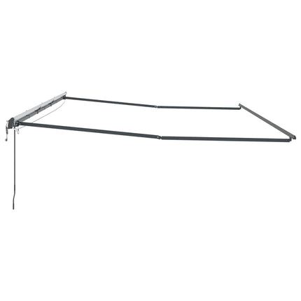 Markiseramme Antracit 600 × 350 cm Aluminium