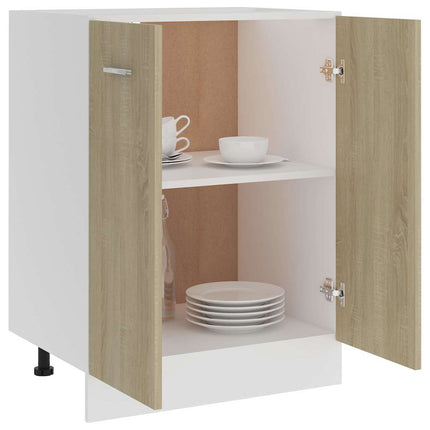 underskab "Lyon" Sonoma eg 60x46x81,5 cm konstrueret træ