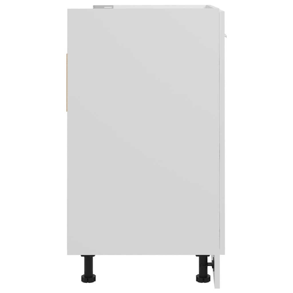 bundskab til vask "Lyon" hvid 80x46x81,5 cm konstrueret træ