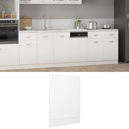 opvaskemaskinepanel "Lyon" hvid 45x3x67 cm konstrueret træ