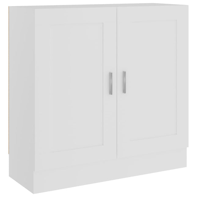 bogskat 82,5x30,5x80 cm konstrueret træ hvid