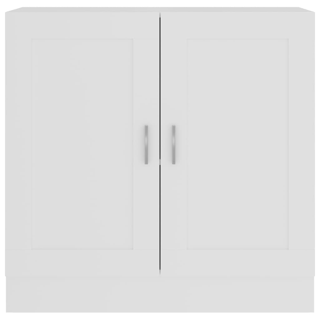 bogskat 82,5x30,5x80 cm konstrueret træ hvid