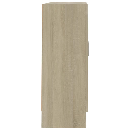 bogreol 82,5x30,5x80 cm konstrueret træ sonoma-eg