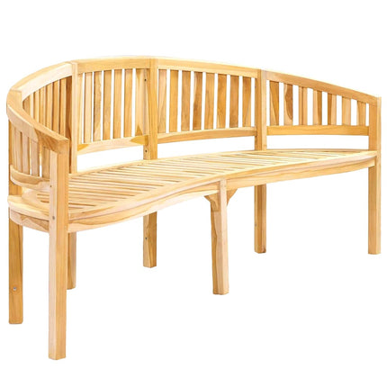 bananbænk 200 cm massivt teaktræ